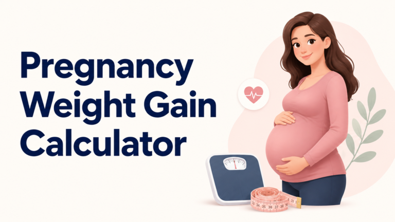 Pregnancy Weight Gain Calculator by Week & BMI